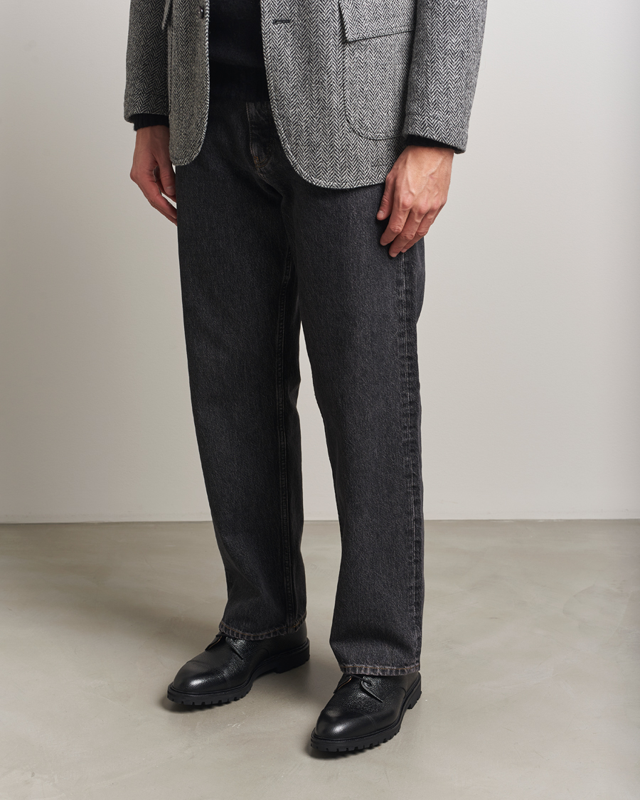 Homme | Derbies | Crockett & Jones | Sandhurst Derby Vibram Black Scotch Grain