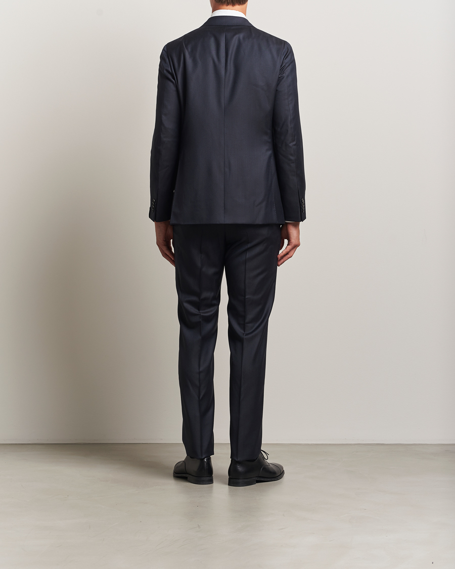 Homme | Costumes | Caruso | Aida Super 130s Wool Suit Navy