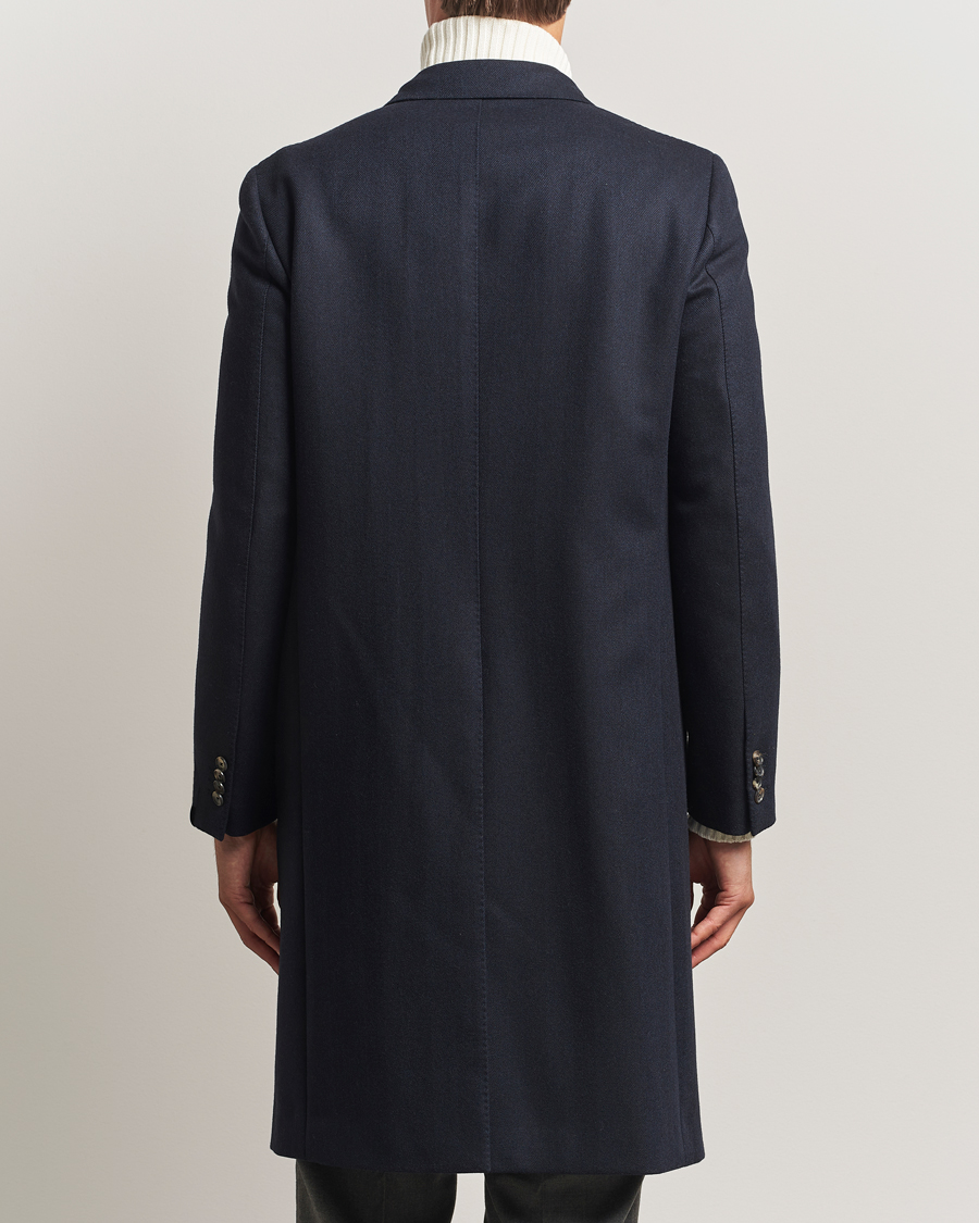 Homme | Manteaux Et Vestes | Caruso | Aida Double Breasted Wool Coat Navy