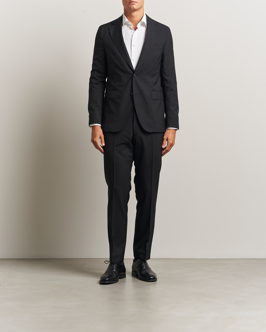 Homme | Blazers | Oscar Jacobson | Ego Wool Blazer Black