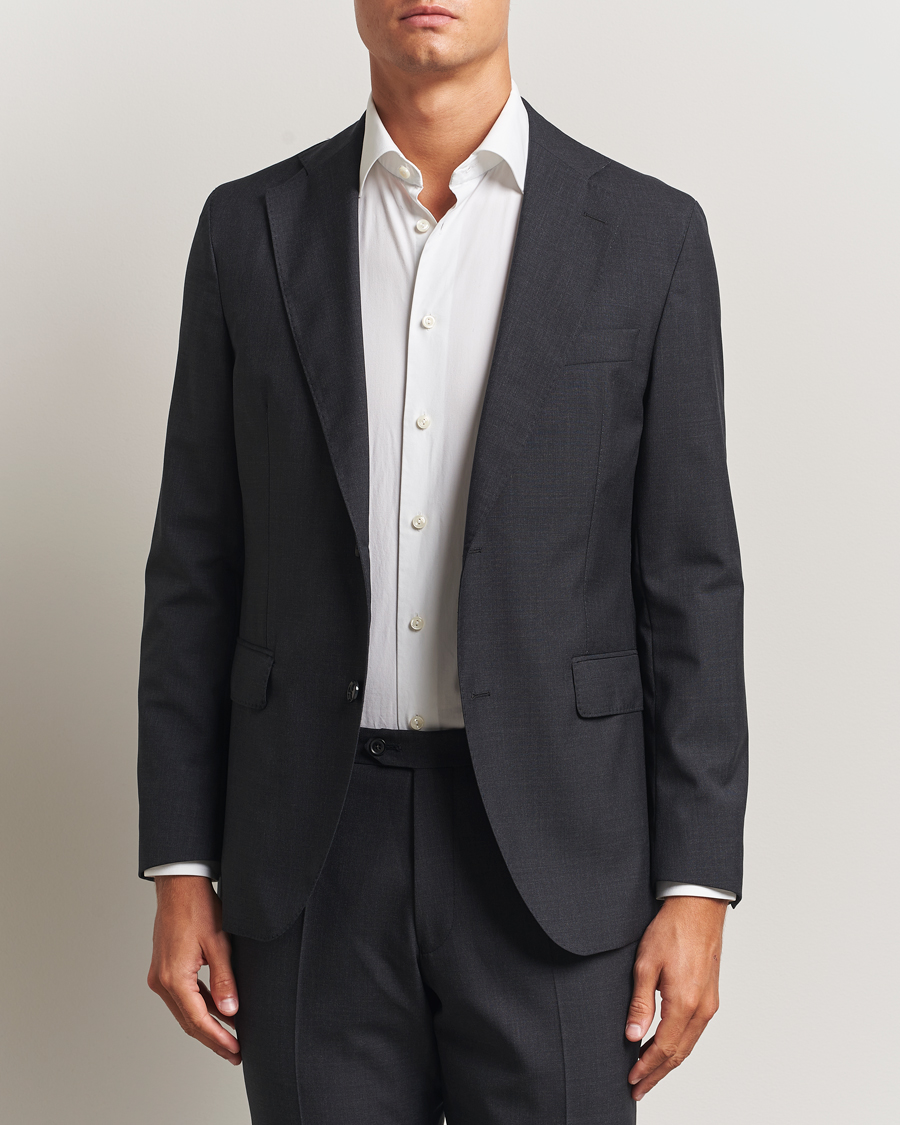 Homme | Blazers | Oscar Jacobson | Fogerty Wool Blazer Grey