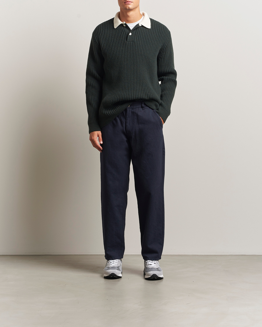 Homme | Pantalons | Forét | Clay Twill Pants Navy