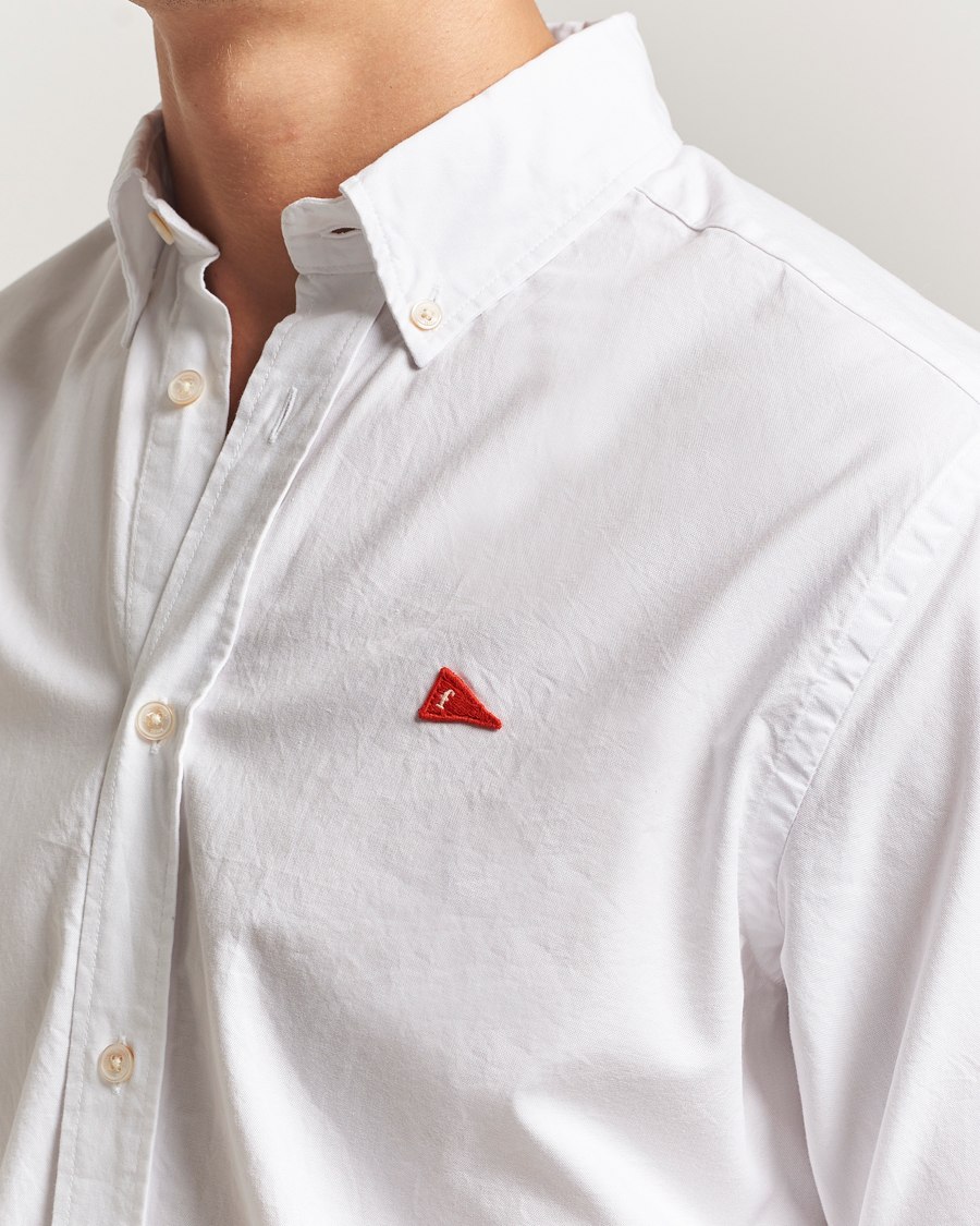 Homme | Chemises | Forét | Flag Regular Fit Oxford Shirt White