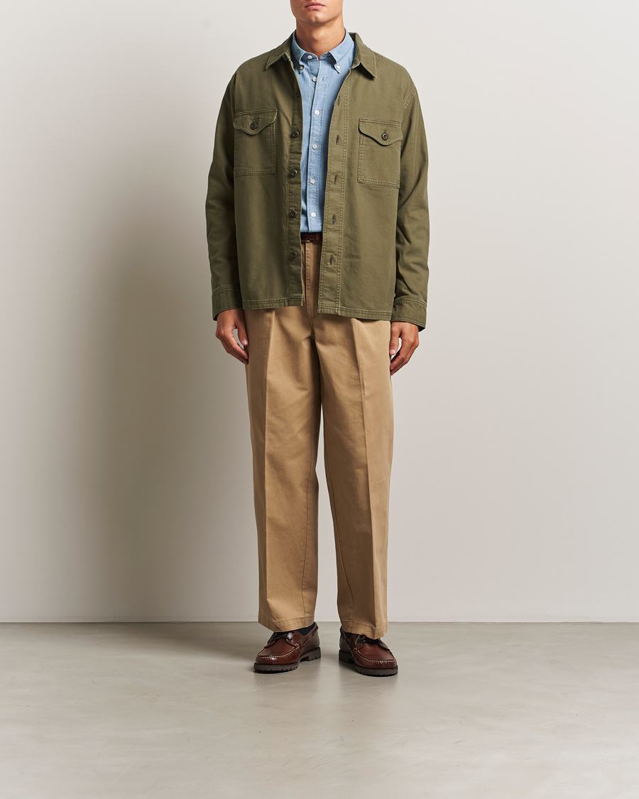 Homme | Chemises | Filson | Clarkston Brushed Jac Shirt Surplus Green