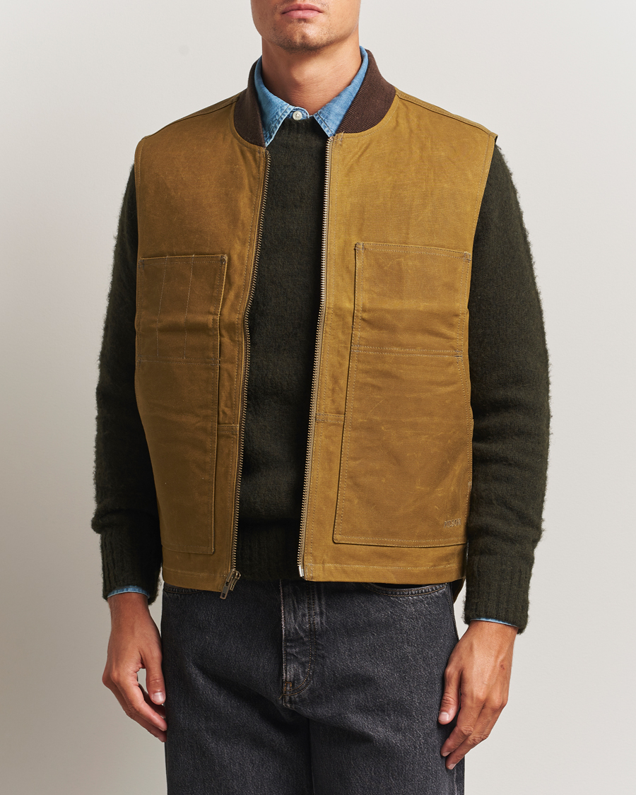 Homme | Manteaux Et Vestes | Filson | Tin Cloth Insulated Work Vest Dark Tan