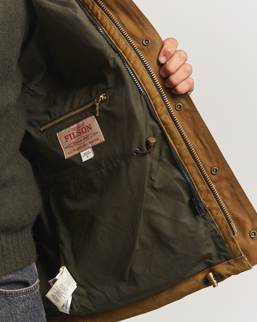 Homme | Manteaux Et Vestes | Filson | Tin Cloth Field Jacket Dark Tan