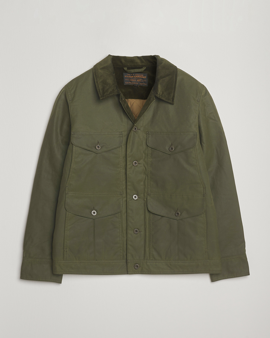 Homme | Manteaux Et Vestes | Filson | Journeyman Waxed Jacket Otter Green