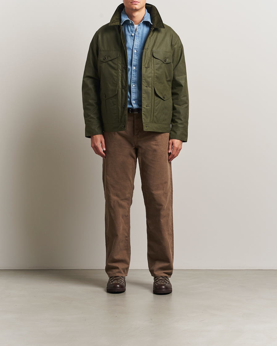 Homme | Manteaux Et Vestes | Filson | Journeyman Waxed Jacket Otter Green