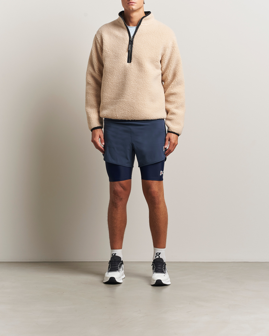 Homme | Pulls Et Tricots | District Vision | Heavyweight Half Zip Pile Fleece Quartz