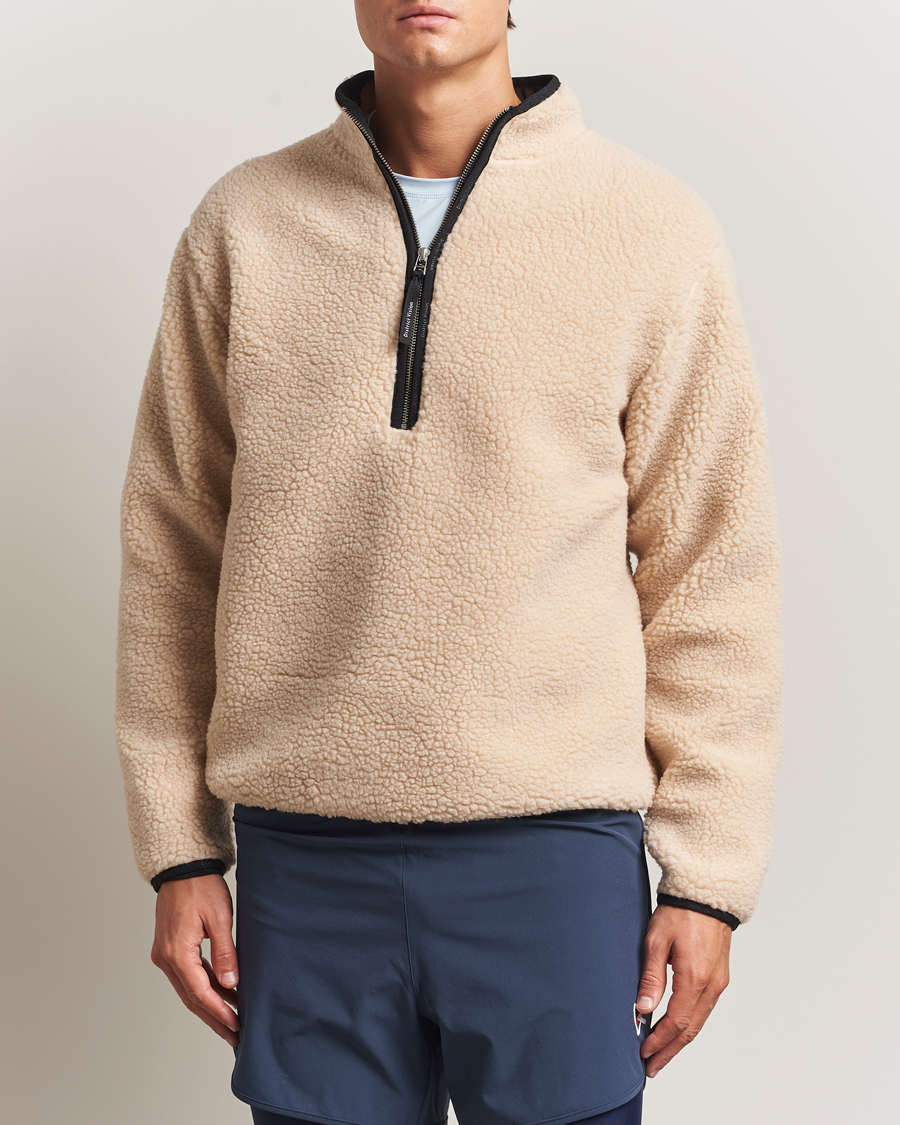 Homme | Pulls Et Tricots | District Vision | Heavyweight Half Zip Pile Fleece Quartz
