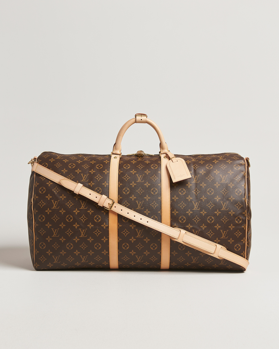 Homme | Louis Vuitton Pre-Owned Keepall Bandoulière 60 Monogram | Louis Vuitton Pre-Owned | Keepall Bandoulière 60 Monogram