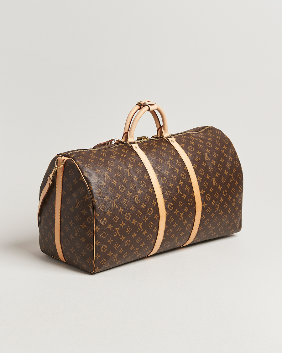 Homme | Louis Vuitton Pre-Owned Keepall Bandoulière 60 Monogram | Louis Vuitton Pre-Owned | Keepall Bandoulière 60 Monogram