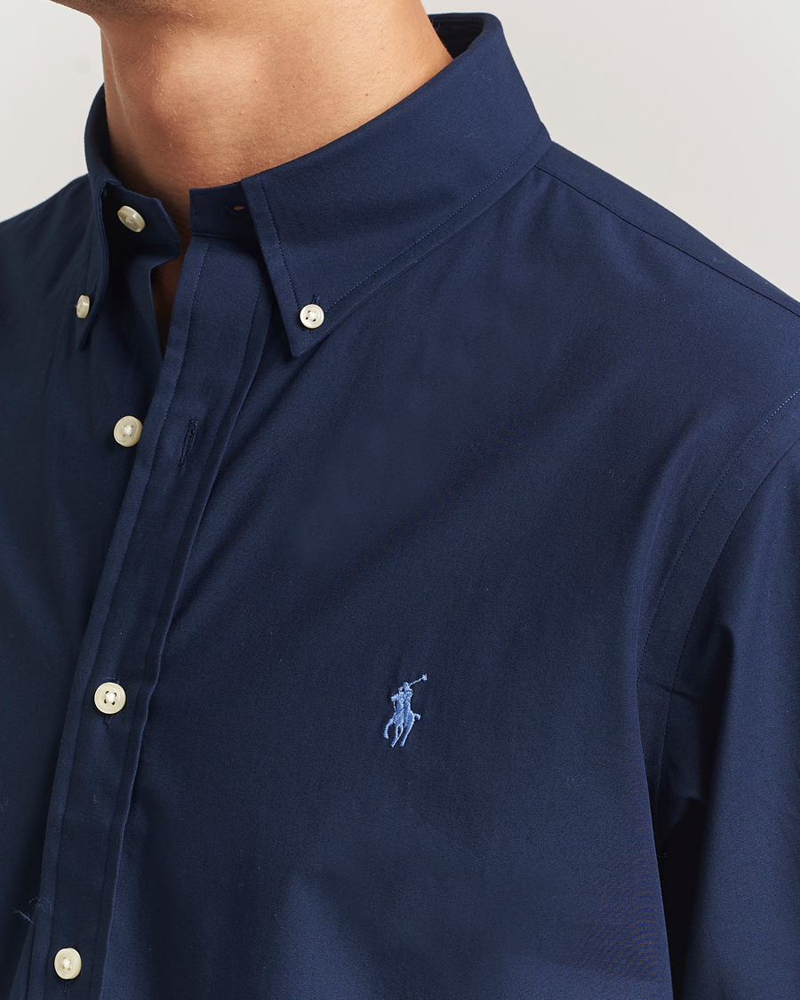 Homme | Chemises | Polo Ralph Lauren | Custom Fit Stretch Poplin Shirt Newport Navy