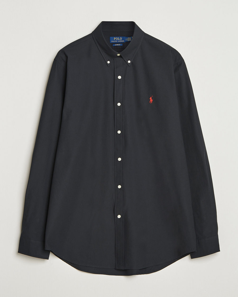Homme | Chemises | Polo Ralph Lauren | Custom Fit Stretch Poplin Shirt Polo Black