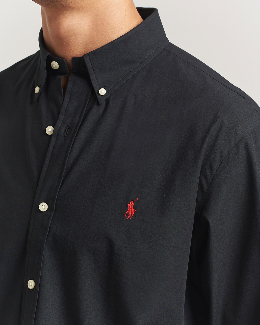 Homme | Chemises | Polo Ralph Lauren | Custom Fit Stretch Poplin Shirt Polo Black