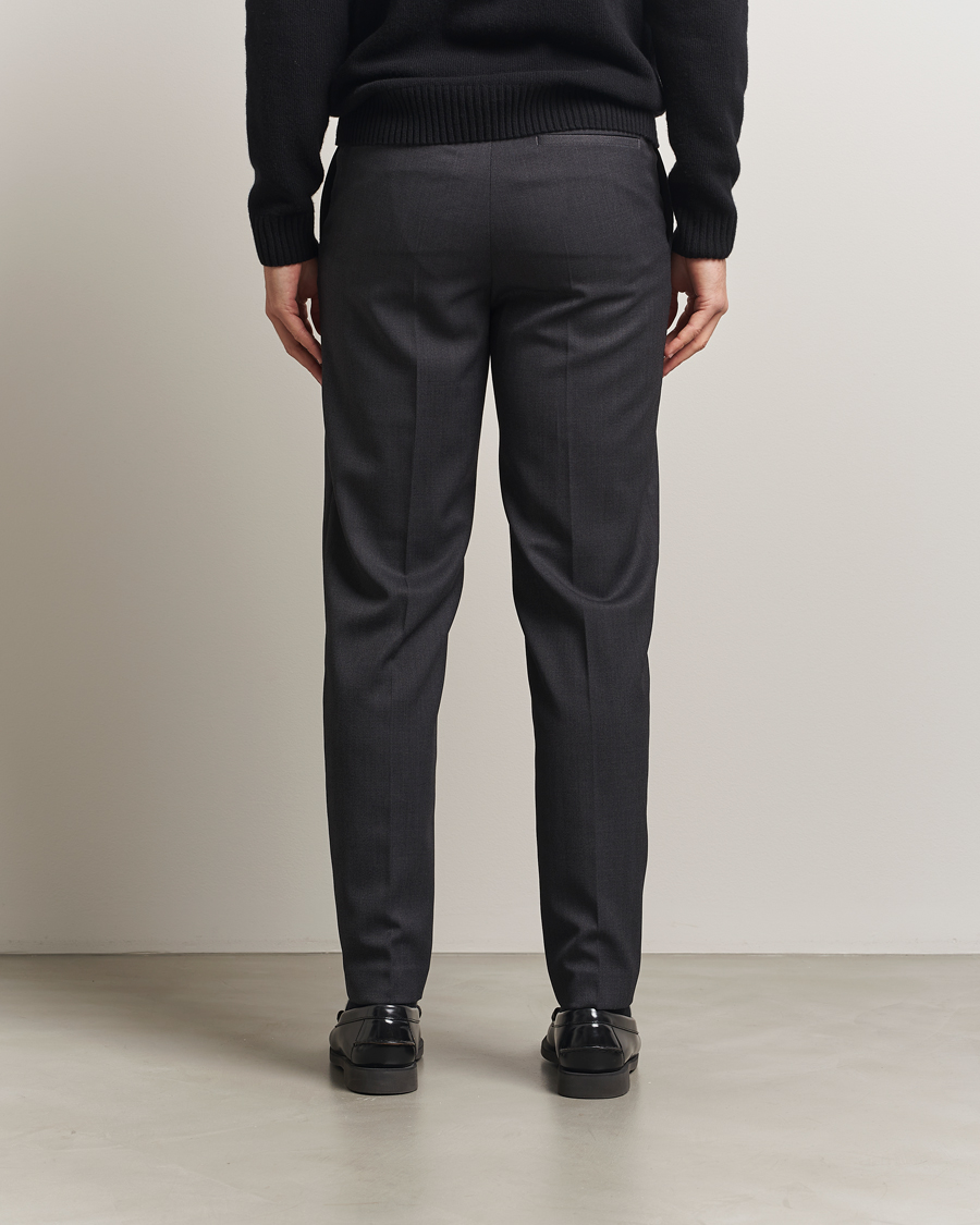 Homme | Pantalons | Filippa K | Troy Tailored Drawstring Trousers Mid Grey