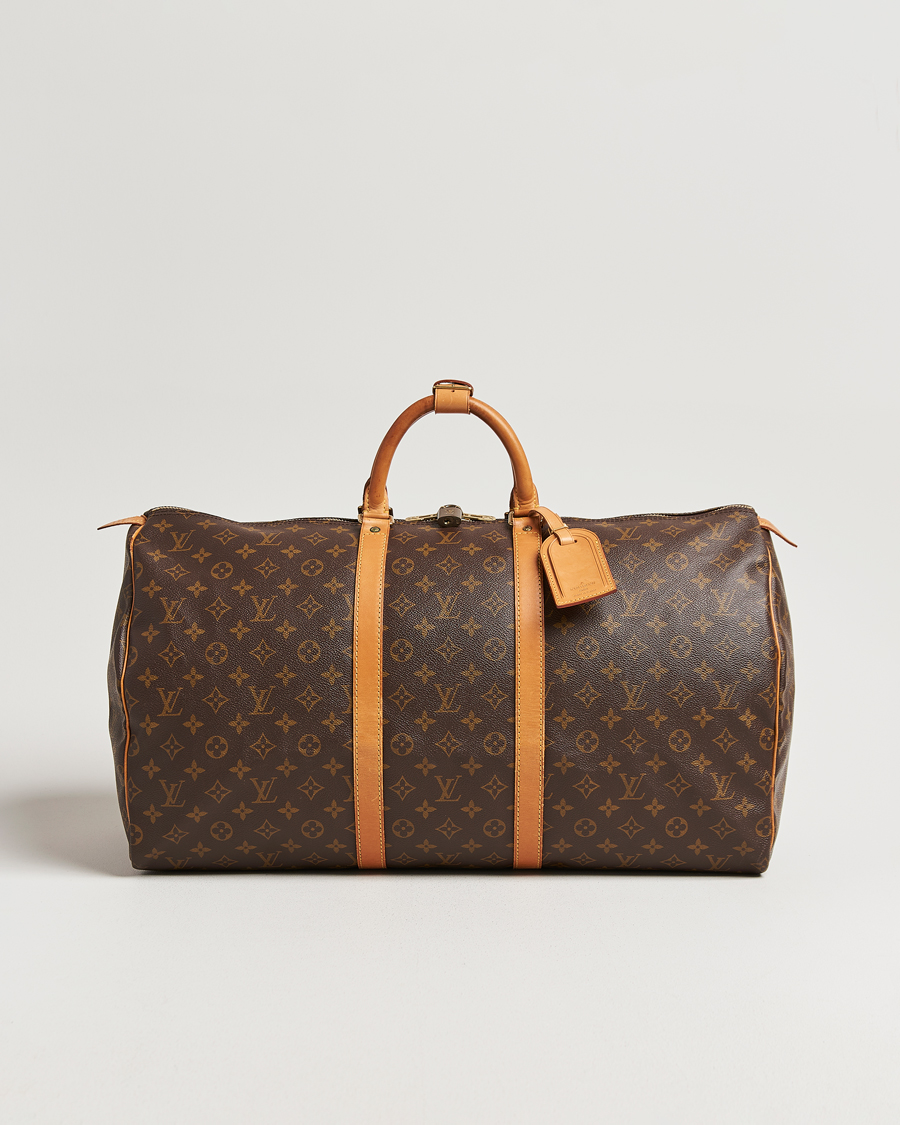 Homme | Louis Vuitton Pre-Owned Keepall 55 Monogram | Louis Vuitton Pre-Owned | Keepall 55 Monogram