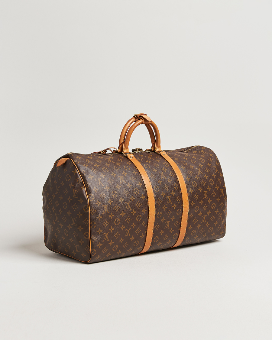 Homme | Louis Vuitton Pre-Owned Keepall 55 Monogram | Louis Vuitton Pre-Owned | Keepall 55 Monogram
