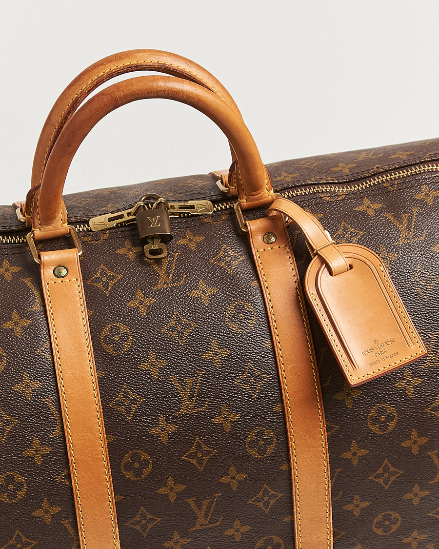Homme | Louis Vuitton Pre-Owned Keepall 55 Monogram | Louis Vuitton Pre-Owned | Keepall 55 Monogram