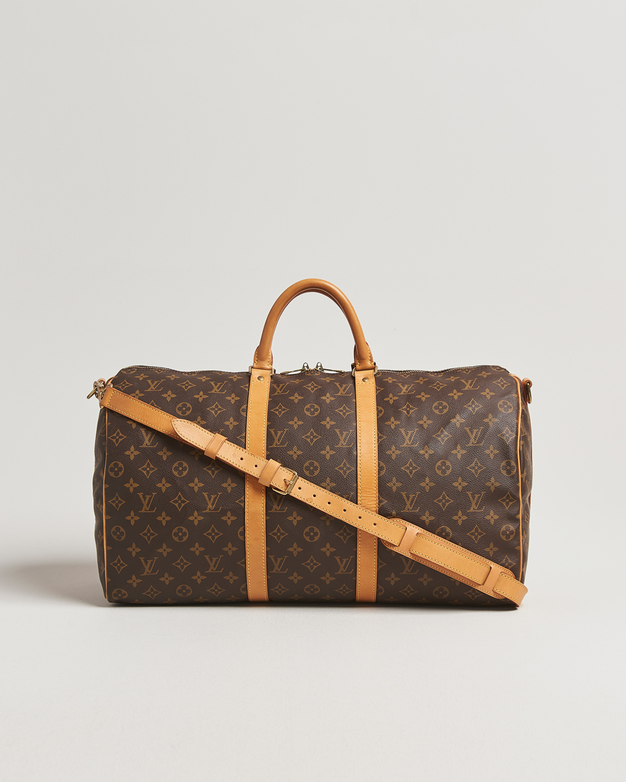 Homme | Louis Vuitton Pre-Owned Keepall Bandoulière 50 Monogram | Louis Vuitton Pre-Owned | Keepall Bandoulière 50 Monogram