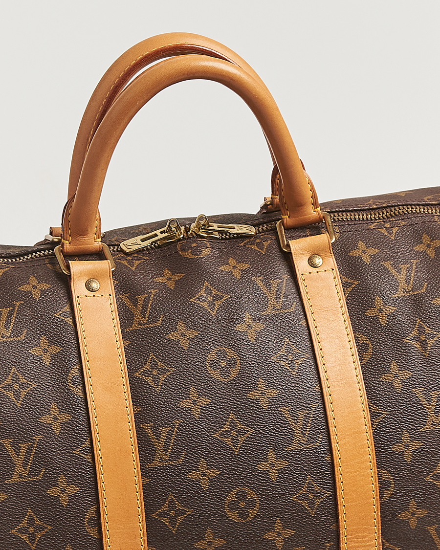 Homme | Louis Vuitton Pre-Owned Keepall Bandoulière 50 Monogram | Louis Vuitton Pre-Owned | Keepall Bandoulière 50 Monogram