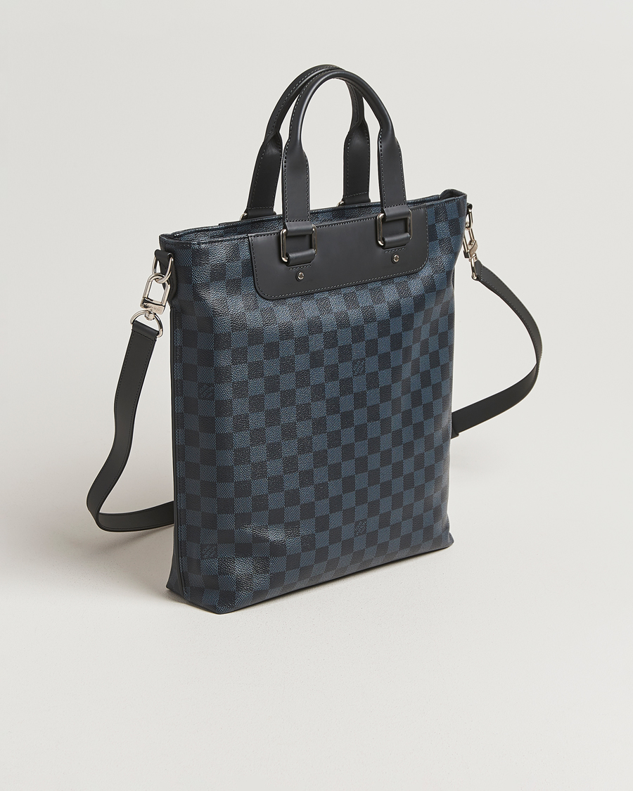 Homme | Louis Vuitton Pre-Owned Cabajour Bag Damier Cobalt | Louis Vuitton Pre-Owned | Cabajour Bag Damier Cobalt