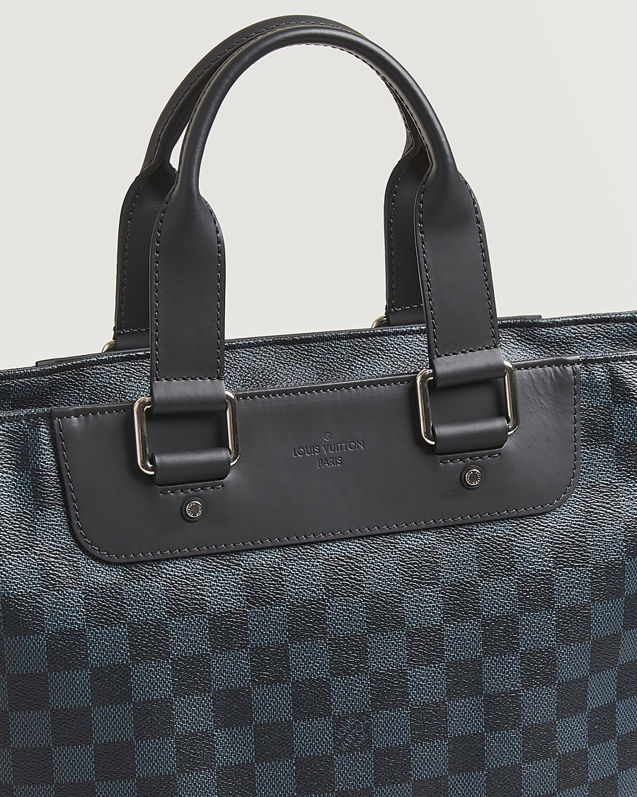 Homme | Louis Vuitton Pre-Owned Cabajour Bag Damier Cobalt | Louis Vuitton Pre-Owned | Cabajour Bag Damier Cobalt