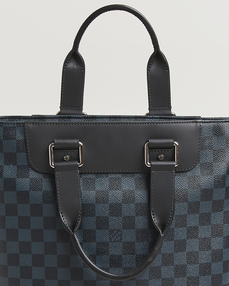 Homme | Louis Vuitton Pre-Owned Cabajour Bag Damier Cobalt | Louis Vuitton Pre-Owned | Cabajour Bag Damier Cobalt