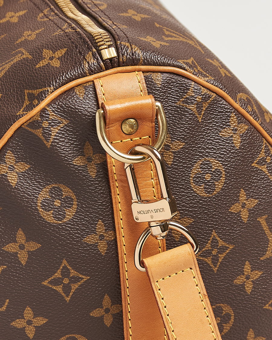Homme | Louis Vuitton Pre-Owned Keepall Bandoulière 55 Monogram | Louis Vuitton Pre-Owned | Keepall Bandoulière 55 Monogram
