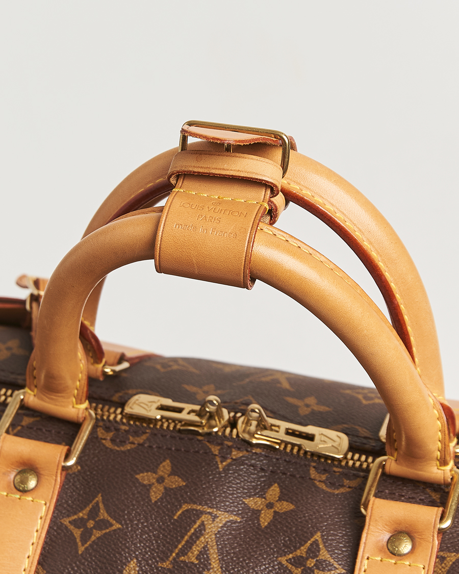 Homme | Louis Vuitton Pre-Owned Keepall Bandoulière 55 Monogram | Louis Vuitton Pre-Owned | Keepall Bandoulière 55 Monogram
