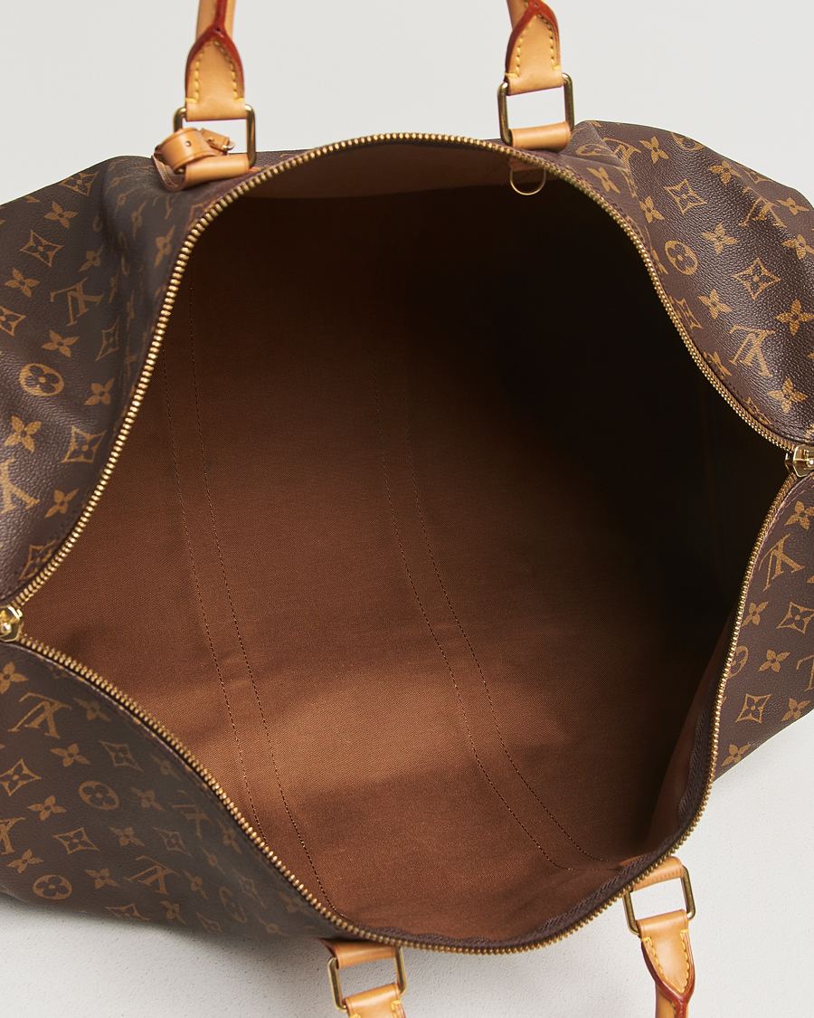 Homme | Louis Vuitton Pre-Owned Keepall Bandoulière 55 Monogram | Louis Vuitton Pre-Owned | Keepall Bandoulière 55 Monogram