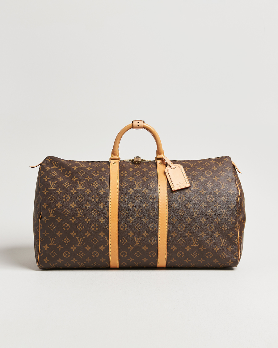 Homme | Louis Vuitton Pre-Owned Keepall 55 Monogram | Louis Vuitton Pre-Owned | Keepall 55 Monogram