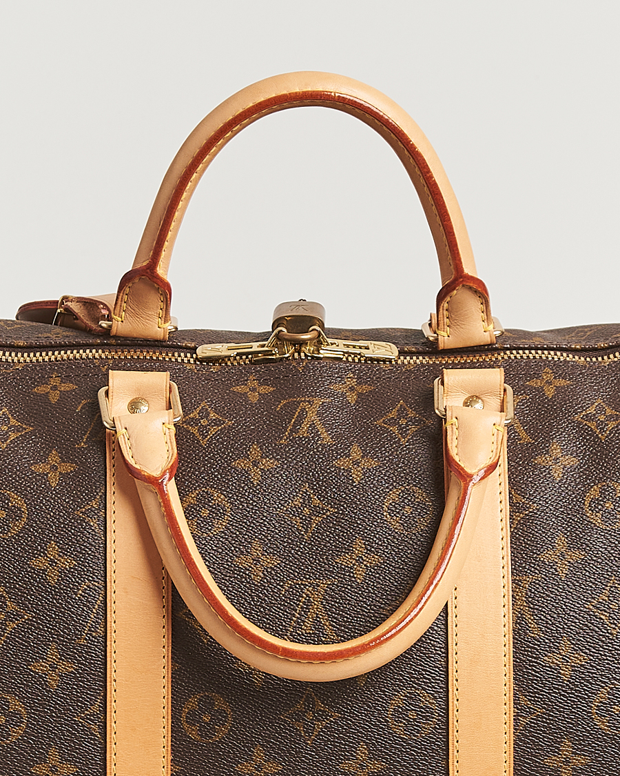 Homme | Louis Vuitton Pre-Owned Keepall Bandoulière 55 Monogram | Louis Vuitton Pre-Owned | Keepall Bandoulière 55 Monogram