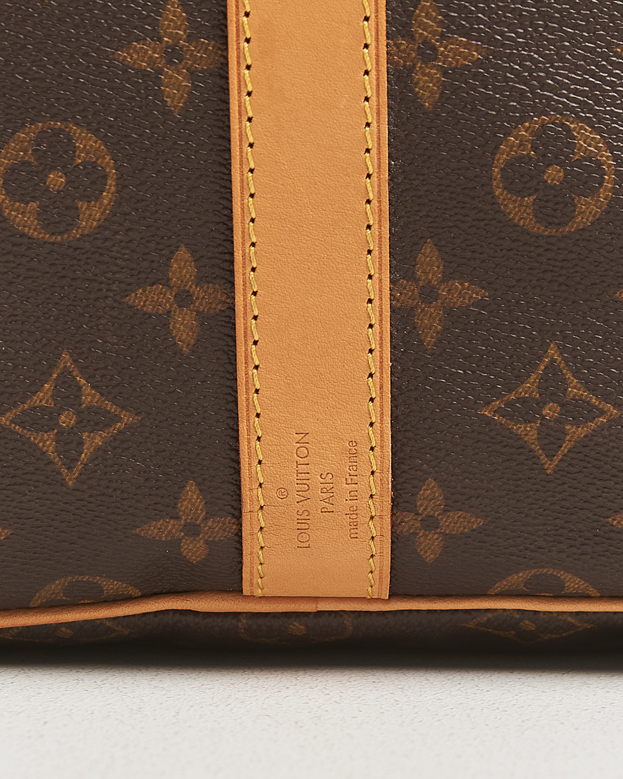 Homme | Louis Vuitton Pre-Owned Keepall Bandoulière 55 Monogram | Louis Vuitton Pre-Owned | Keepall Bandoulière 55 Monogram