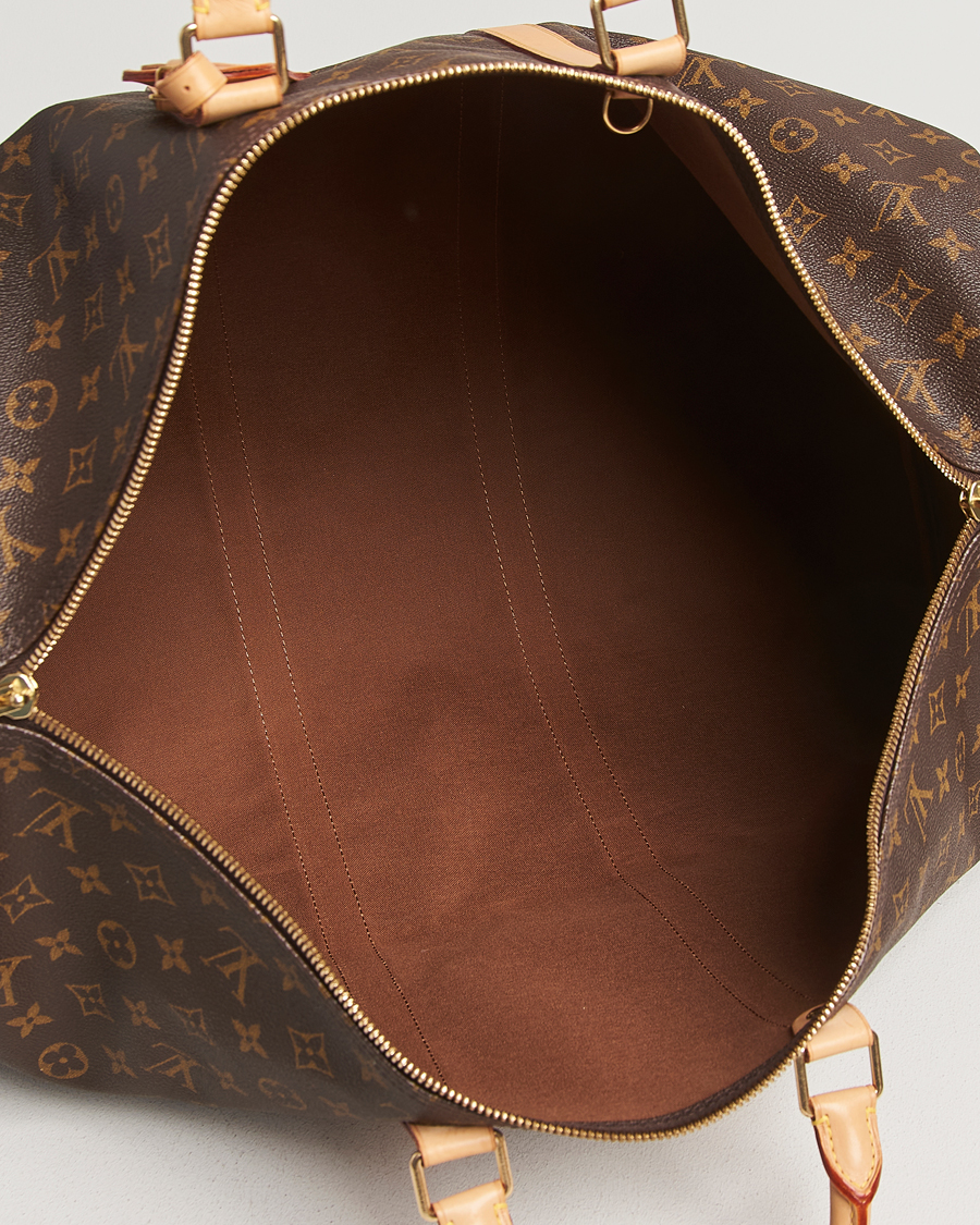 Homme | Louis Vuitton Pre-Owned Keepall Bandoulière 55 Monogram | Louis Vuitton Pre-Owned | Keepall Bandoulière 55 Monogram