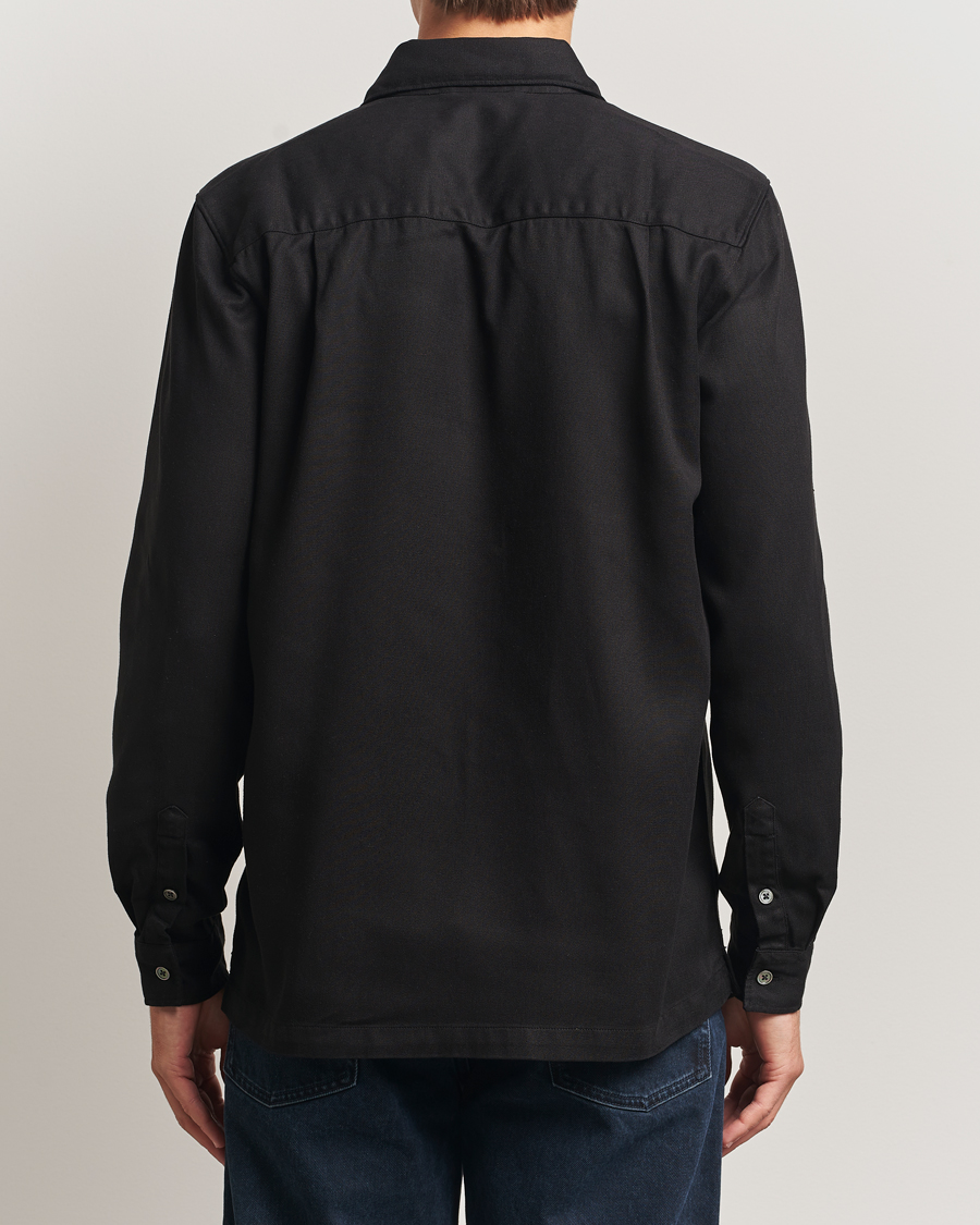 Homme | Chemises | A Day's March | Clean Cut Lyocell Shirt Black