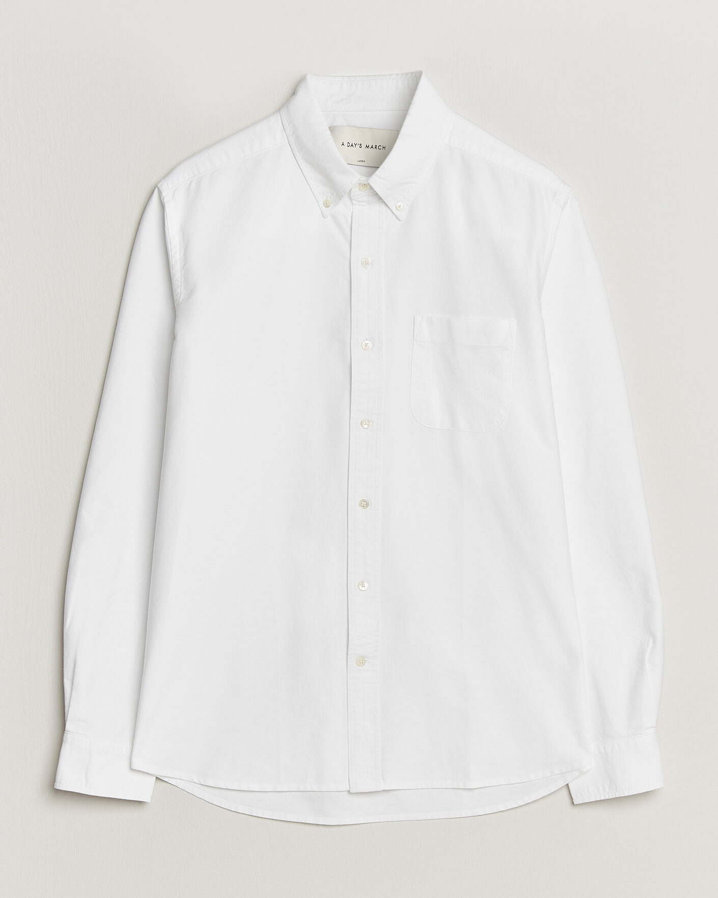 Homme | Chemises | A Day's March | Classic Oxford Shirt White