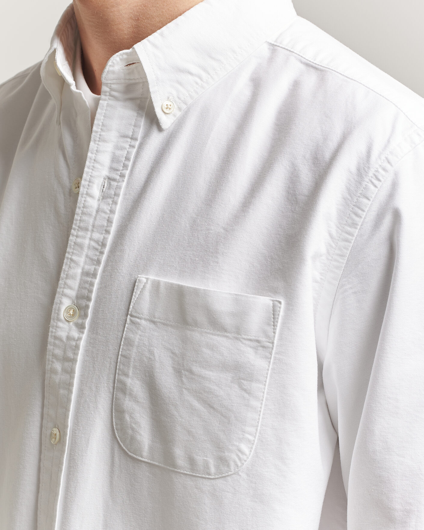 Homme | Chemises | A Day's March | Classic Oxford Shirt White