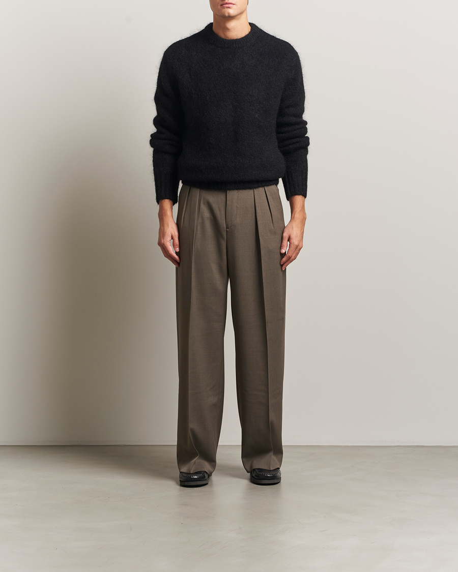 Homme | Pulls Et Tricots | A Day's March | Tietar Mohair Sweater Black