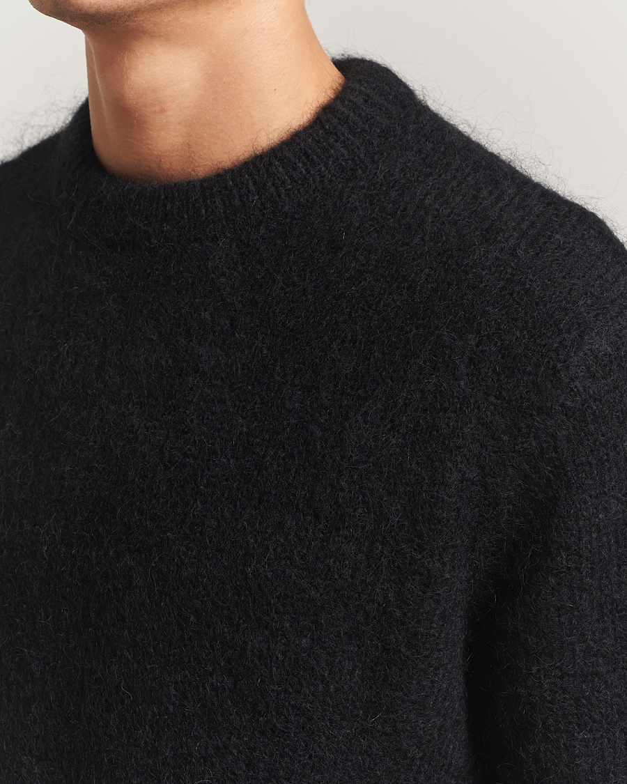 Homme | Pulls Et Tricots | A Day's March | Tietar Mohair Sweater Black