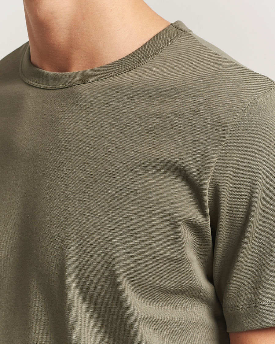 Homme | T-shirts | A Day's March | Heavyweight T-Shirt Smoke Olive