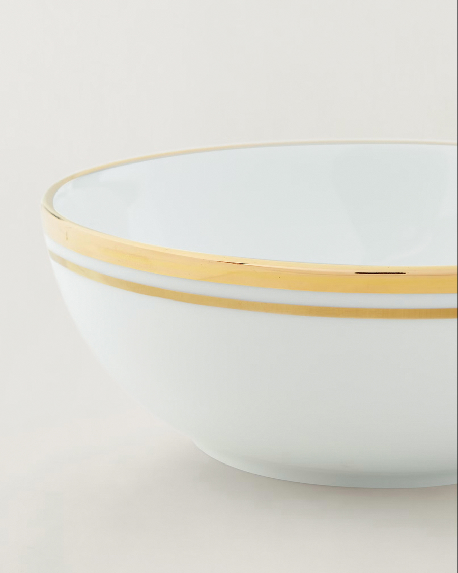 Homme | Pour La Maison | Ralph Lauren Home | Bowl and Plate Gift Set White/Gold