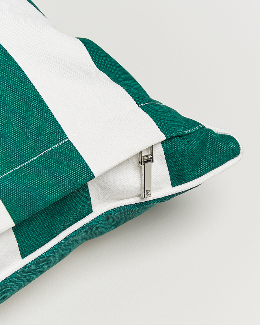 Homme | Pour La Maison | Ralph Lauren Home | Holton Throw Pillow Green/White