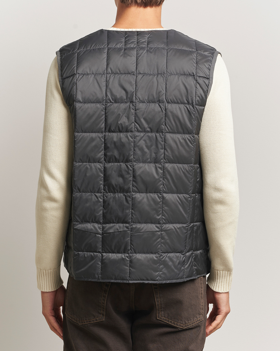 Homme | Manteaux Et Vestes | TAION | V-Neck Lightweight Down Vest Dark Grey