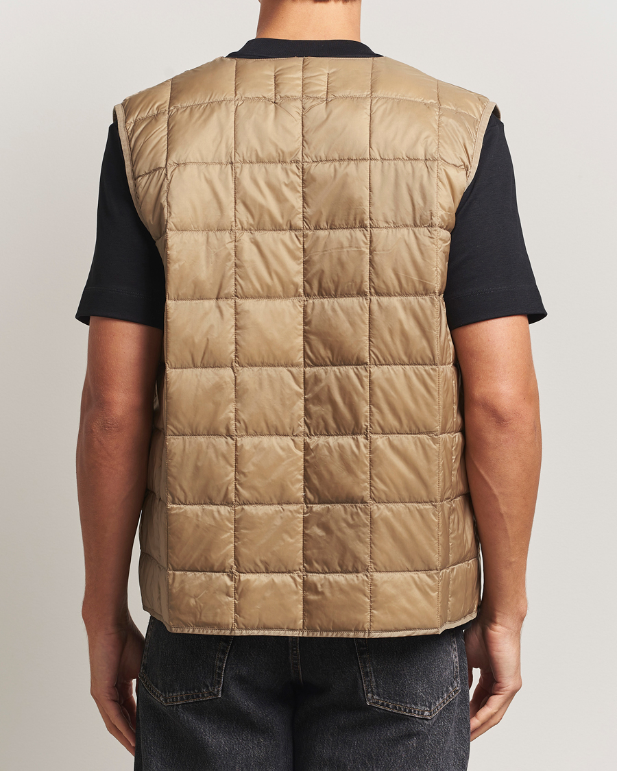 Homme | Gilets | TAION | V-Neck Lightweight Down Vest Greige