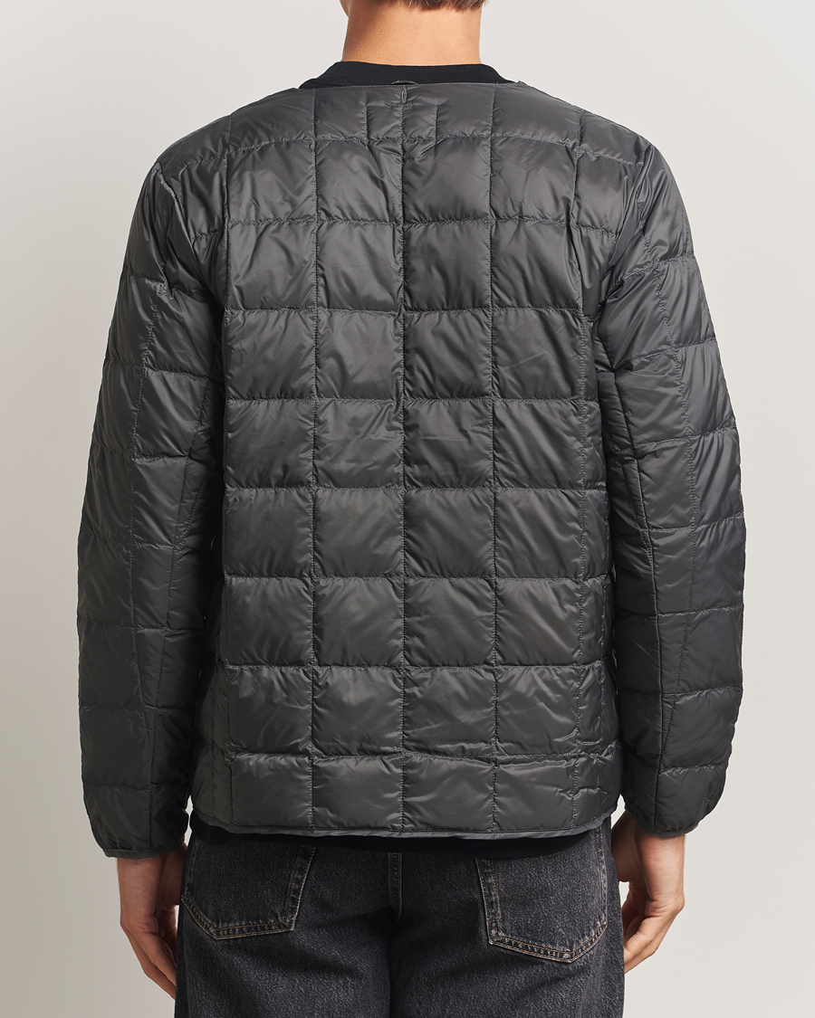 Homme | Manteaux Et Vestes | TAION | Crew Neck Button Down Jacket Dark Grey
