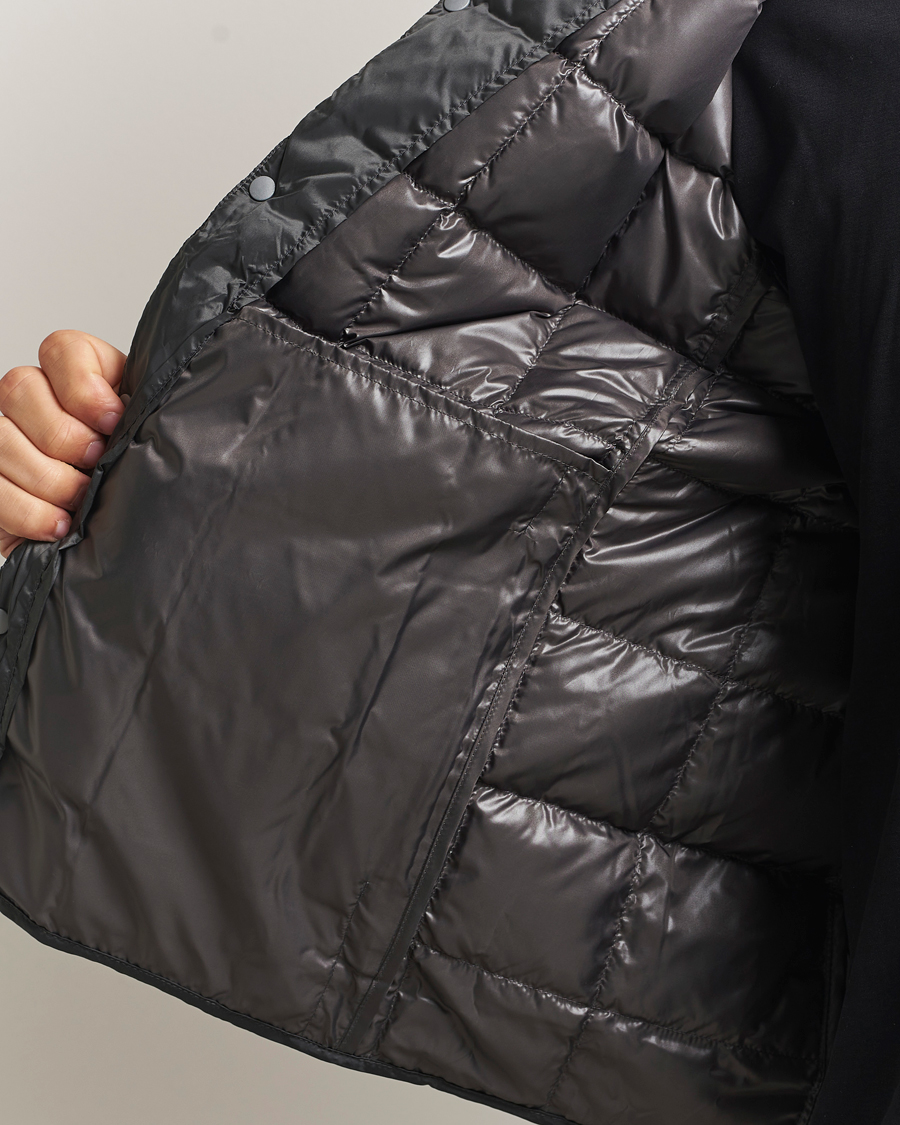 Homme | Manteaux Et Vestes | TAION | Crew Neck Button Down Jacket Dark Grey