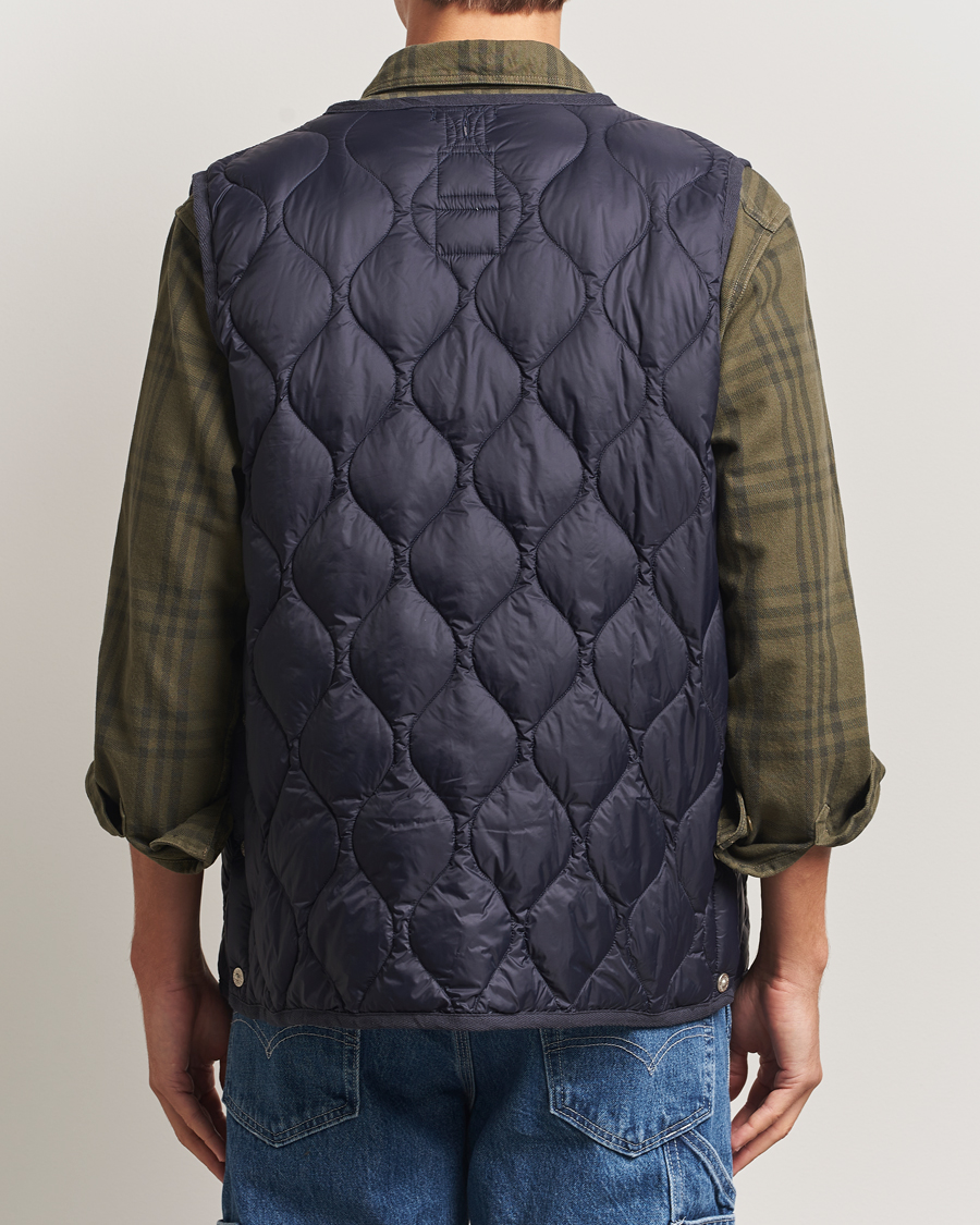 Homme | Gilets | TAION | Military Crew Neck Down Vest Navy