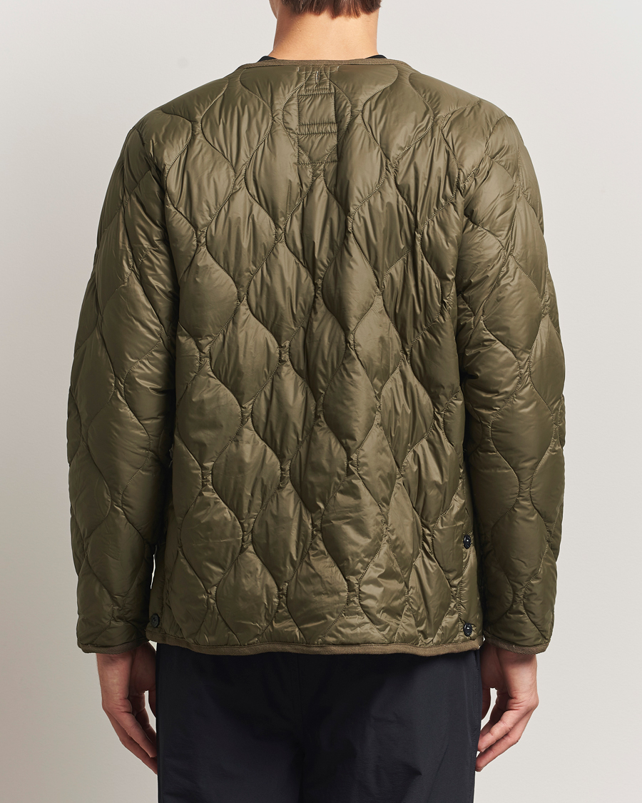 Homme | Manteaux Et Vestes | TAION | Military Crew Neck Down Jacket Dark Olive