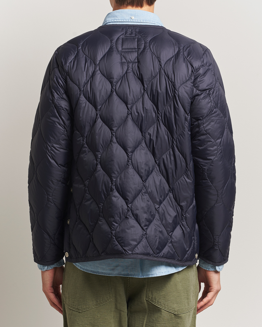 Homme | Manteaux Et Vestes | TAION | Military Crew Neck Down Jacket Navy